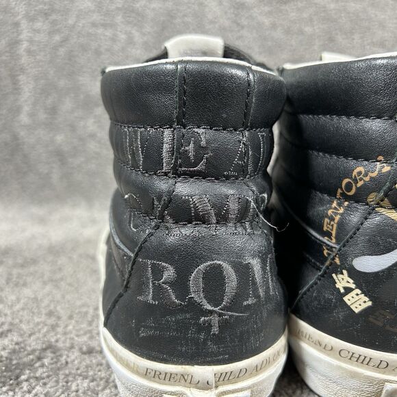 Vans Sk8-Hi Divine Energy Women's Size 8.5 Black White Athletic Skate Shoes Used - Picture 9 of 15